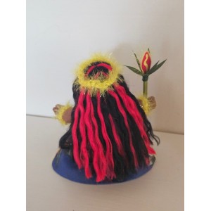 4" Art Doll Pele, Volcano Goddess